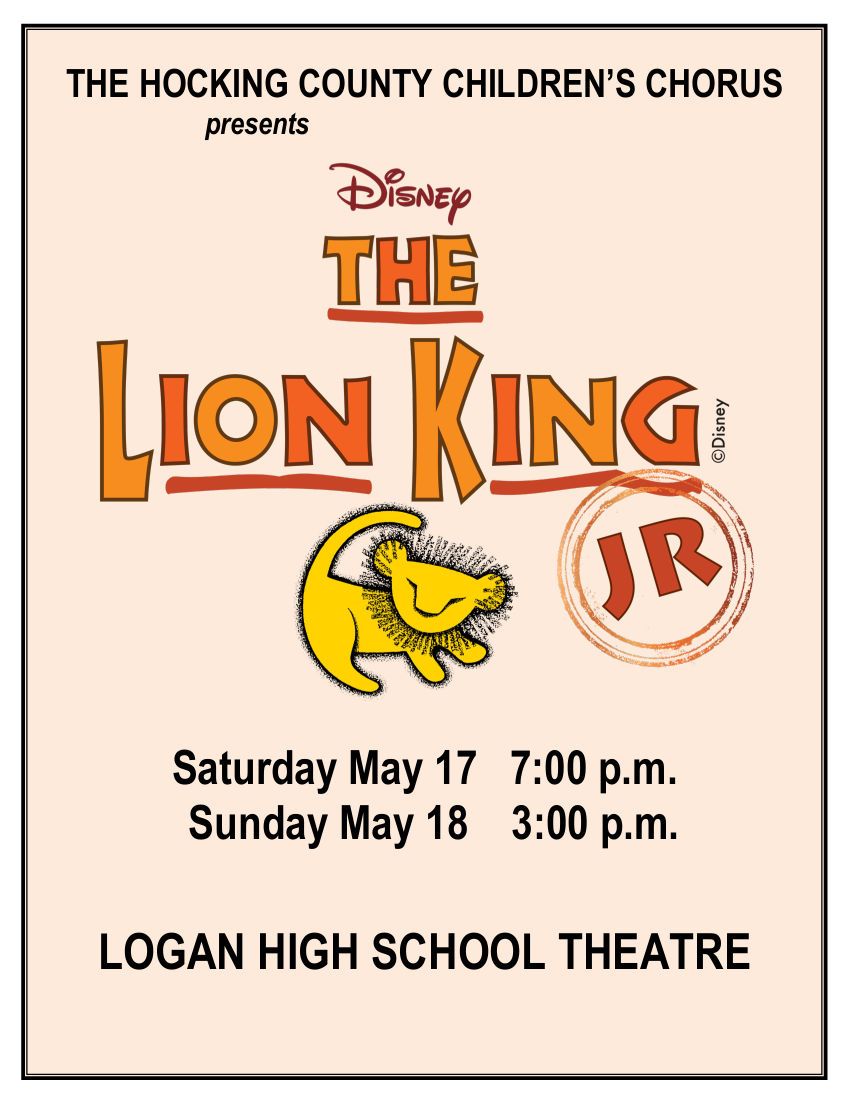 Lion King POSTER for HCCC 2024
